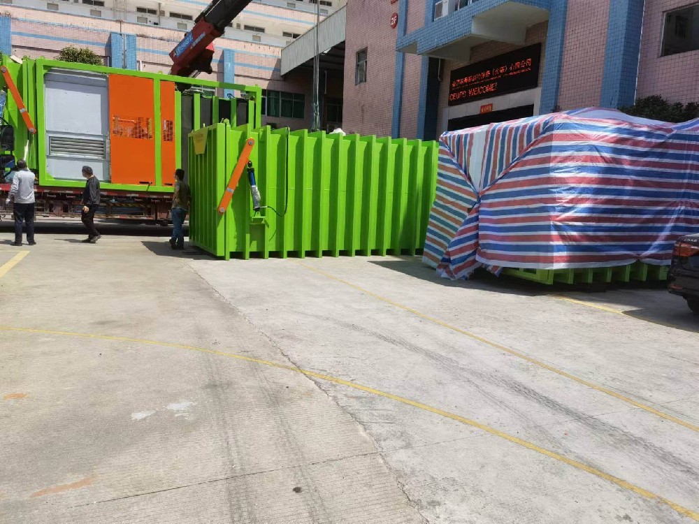 處理量6噸，標準12卡板高端果蔬真空預冷機，繼續(xù)發(fā)貨到山東蔬菜基地，目前山東是我國最大的上海青蔬菜基地，我司果蔬真空預冷機在該市場占有率高達90%以上！
